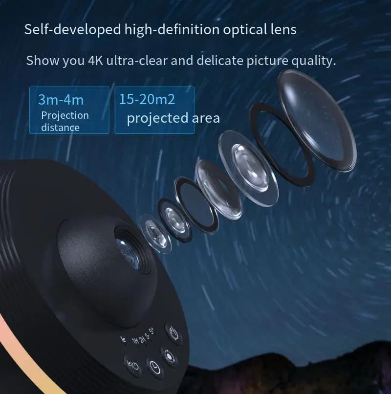 Orbit Galaxy Projector — 13-in-1 Meteor & Nebula Light 2